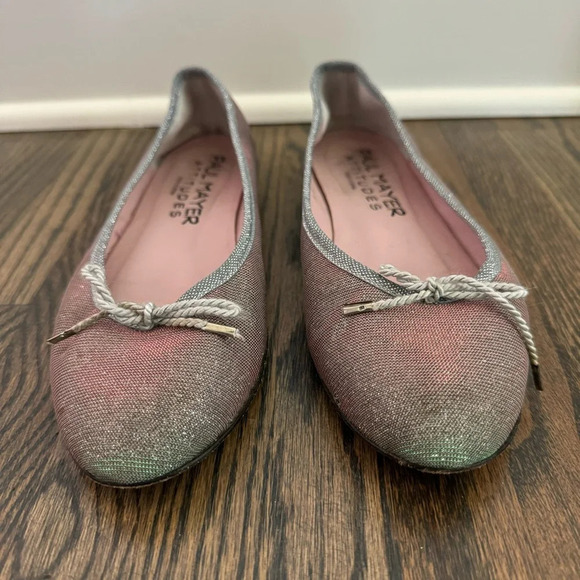 Paul Mayer Attitudes Silver Iridescent Ballet flats size 8 - Picture 3 of 8